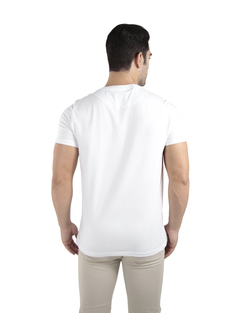 CAMISETA HENLEY BRANCA - comprar online