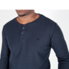 CAMISETA HENLEY MANGA LONGA