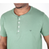 CAMISETA HENLEY VERDE CLARO EGIPCIO