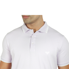 CAMISA POLO PIQUET LILAS