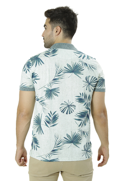 POLO FLORAL BRANCA - comprar online