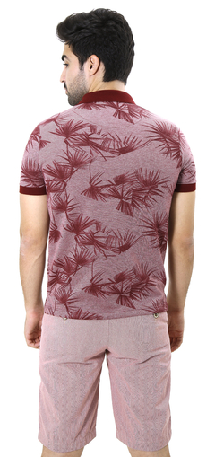 POLO FLORAL VERMELHO - comprar online