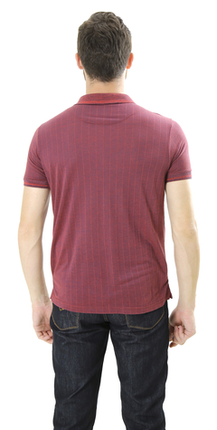 CAMISA POLO PIQUET VERMELHO ESCURO - comprar online