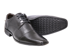 SAPATO SOCIAL CLASSIC PRETO COM CADARÇO