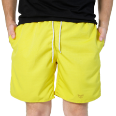 SHORT ÁGUA LISO AMARELO