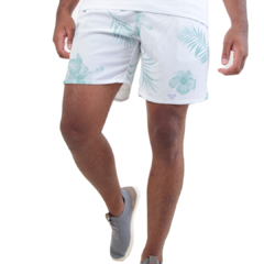 SHORT ÁGUA BRANCO FLORAL