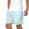 SHORT VERDE BRANCO