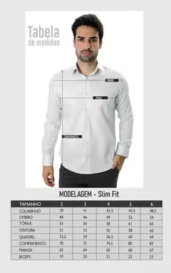 CAMIZA SLIM FIT XADREZ BLACK WHITE - comprar online