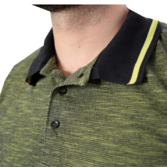 CAMISA POLO VERDE CARAMELO - comprar online