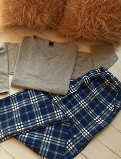 Pijama best sale cuadrille hombre