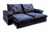 Sofa retratil e reclinavel Milan preto 2,50