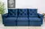 Sofá Retrátil Reclinável 2.70m Roma Veludo azul 21 - D28 Soft - - loja online
