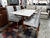Mesa Sochi madeira maciça 4 cadeiras 1,20x80 cadeiras prata - Ana Clara Moveis