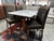 Mesa Sochi madeira maciça 4 cadeiras 1,20x80 cadeiras marrom - loja online