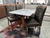 Mesa Sochi madeira maciça 4 cadeiras 1,20x80 cadeiras marrom - comprar online