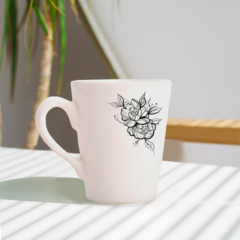 Taza Cónica - Flores