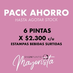 PACK X6 PINTAS