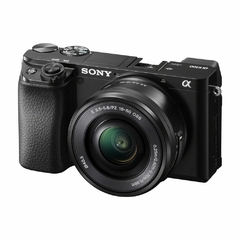 Câmera Sony A6100 Kit Lente 16-50mm F/3.5-5.6 OSS + Lente 55-210mm F/4.5-6.3 OSS