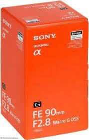 Lente SONY FE 90mm f/2.8 G Macro OSS ( Full Frame )