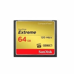 MEMORIA CF COMPACT FLASH SANDISK EXTREME 64GB 120MB UDMA 7