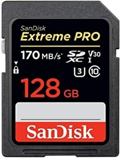 MEMORIA SD SDHC SANDISK EXTREME PRO 128GB CLASSE 10 170MB