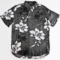 CAMISA FLOWER (VERDE OSCURO)