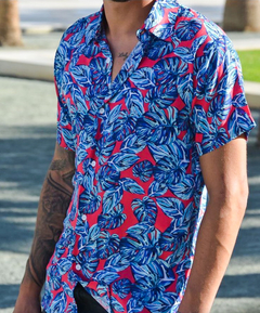 CAMISA HAWAII (AZUL) - tienda online