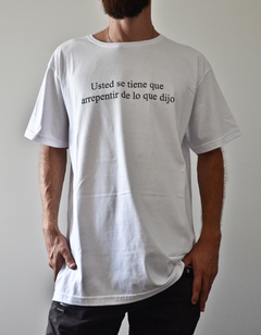 REMERA "USTED..."