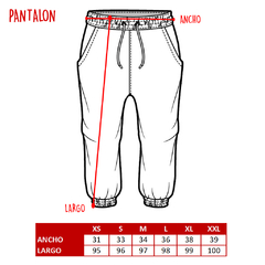 PANTALON LISA BORDO - PA0211 - tienda online