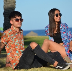 CAMISA HAWAII (AZUL)