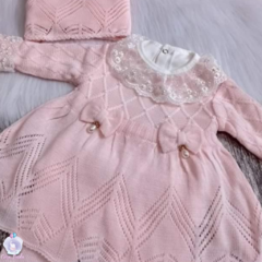 Saída de Maternidade Vestido Sophia 4 peças - Rosa - comprar online