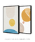 Conjunto 2 Quadros Decorativos arco-íris sol e mar - Quadro cores | quadros decorativos para sala, modernos e grandes