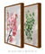 Conjunto com 2 Quadros Decorativos - floral - loja online