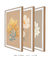 Conjunto de quadros decorativo floral minimalista na internet