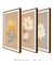 Conjunto de quadros decorativo floral minimalista - Quadro cores | quadros decorativos para sala, modernos e grandes