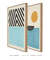 Conjunto de quadros decorativos para sala modernos, sol e mar - comprar online