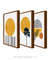Conjunto de quadros pequenos para sala modernos - O Sol - Quadro cores | quadros decorativos para sala, modernos e grandes