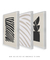 Kit de 3 quadros decorativos minimal modernos - loja online