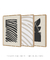 Imagem do Kit de 3 quadros decorativos minimal modernos