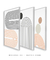 Kit de 3 quadros decorativos para sala - loja online