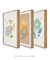 Kit de quadros decorativos floral para sala - comprar online