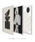 kit de quadros para sala com moldura minimalista - loja online