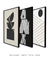 kit de quadros para sala com moldura minimalista - comprar online