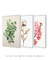 Quadro Decorativo 3 Telas - florais na internet