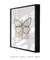 Quadro decorativo borboleta linha única - loja online