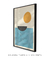 Quadro decorativo canoa no mar - comprar online