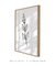 Quadro decorativo folha em linhas III - comprar online