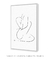 Quadro Decorativo Woman line art 2