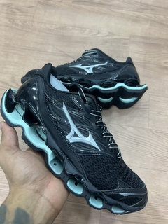 Mizuno prophecy 11S preto/verde agua - loja online