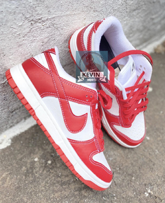 Dunk low vermelho